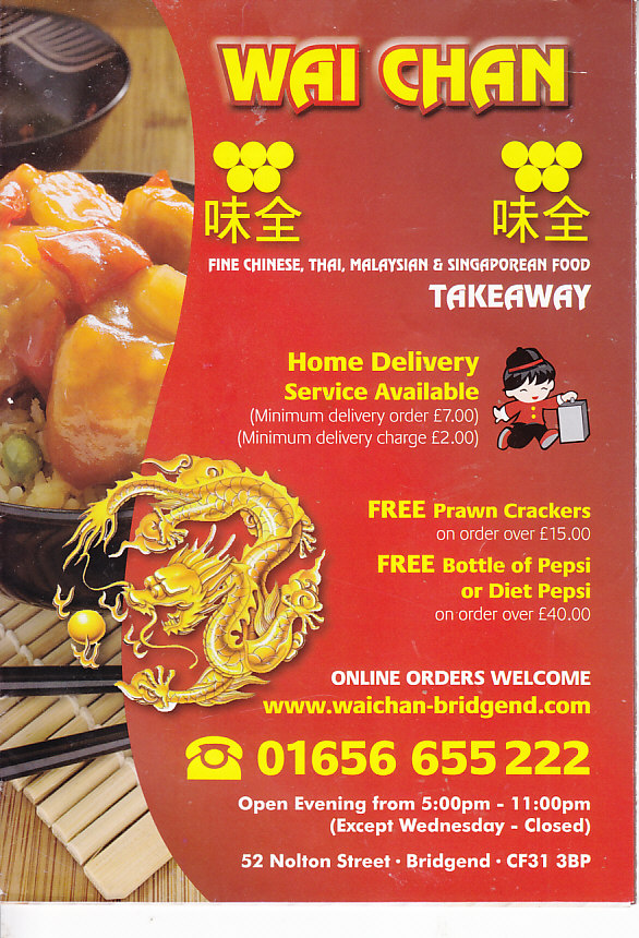 wai chen bridgend chinese