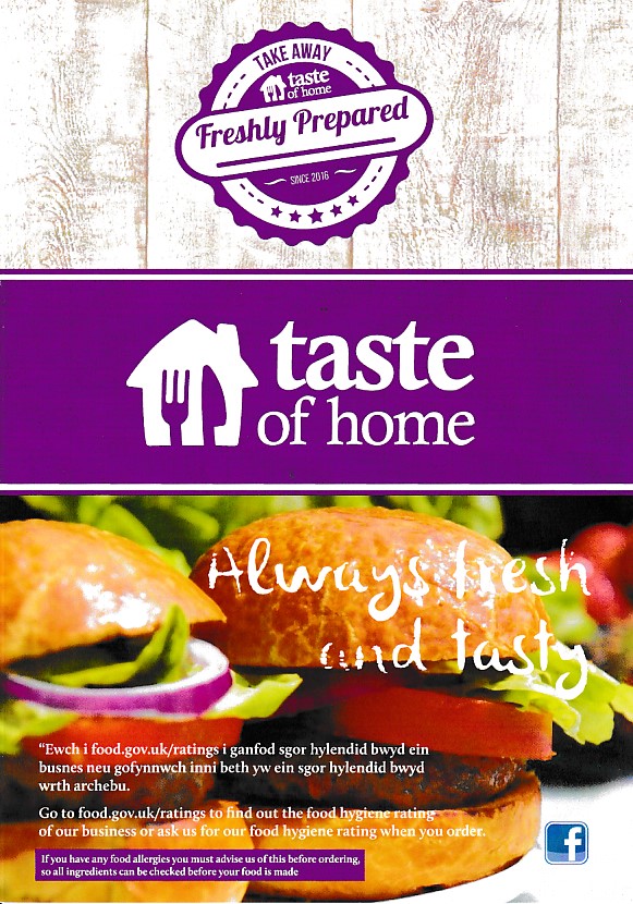 Taste of Home, takeaway Porthcawl